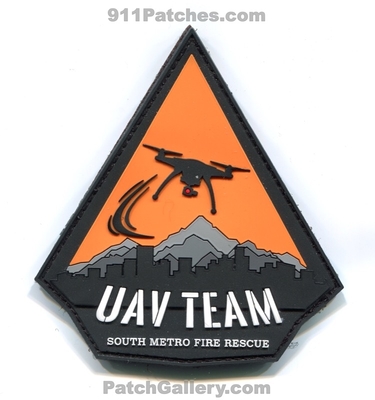 South Metro Fire Rescue Department UAV Team Patch (Colorado) (PVC Velcro)
[b]Scan From: Our Collection[/b]
Keywords: dept. smfr s.m.f.r. drone