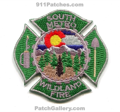 South Metro Fire Rescue Department Wildland Patch (Colorado) (Hat Size)
[b]Scan From: Our Collection[/b]
[b]Patch Made By: 911Patches.com[/b]
Keywords: dept. smfr s.m.f.r. company co. station forest wildfire