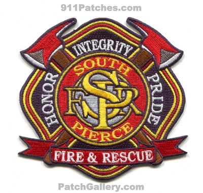 South Pierce Fire and Rescue Department Patch (Washington)
Scan By: PatchGallery.com
[b]Patch Made By: 911Patches.com[/b]
Keywords: & dept. honor integrity pride