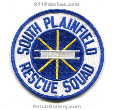 South Plainfield Rescue Squad EMS Patch (New Jersey)
Scan By: PatchGallery.com
In Memory of Bernie Shaffer
Keywords: ambulance