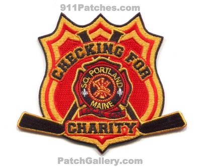 South Portland Fire Department Hockey IAFF Local 1476 Patch (Maine)
Scan By: PatchGallery.com
[b]Patch Made By: 911Patches.com[/b]
Keywords: so. dept. i.a.f.f. union checking for charity