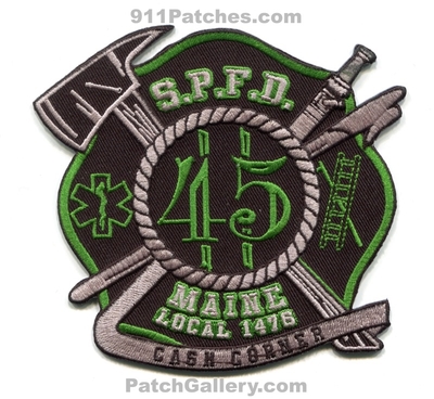 South Portland Fire Department Ladder 45 Patch (Maine)
Scan By: PatchGallery.com
Keywords: dept. spfd s.p.f.d. truck company co. station iaff local 1476 union cash corner