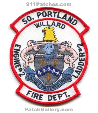 South Portland Fire Department Station 2 Patch (Maine)
Scan By: PatchGallery.com
Keywords: so. dept. willard engine #2 ladder company co.