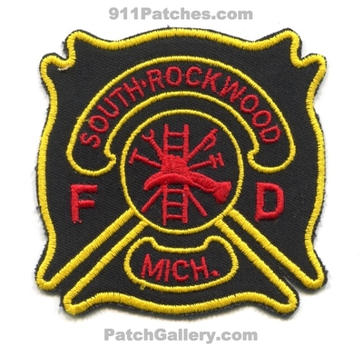 South Rockwood Fire Department Patch (Michigan)
Scan By: PatchGallery.com
Keywords: dept. fd mich.