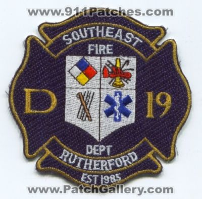 Southeast Rutherford Fire Department (Tennessee)
Scan By: PatchGallery.com
Keywords: dept. d19