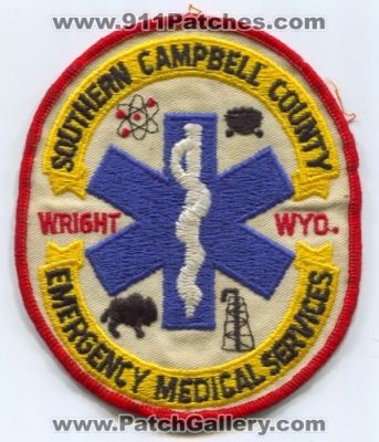 Southern Campbell County Emergency Medical Services EMS (Wyoming)
Scan By: PatchGallery.com
Keywords: co. wright wyo.