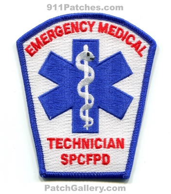 Southern Park County Fire Protection District EMT Patch (Colorado)
[b]Scan From: Our Collection[/b]
Keywords: co. prot. dist. spcfpd emergency medical technician ems services