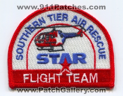 Southern Tier Air Rescue STAR Flight Team Patch (New York)
Scan By: PatchGallery.com
Keywords: ems medical helicopter ambulance