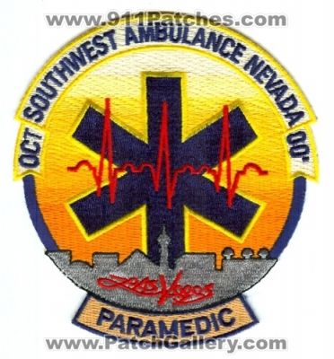 Southwest Ambulance Paramedic Patch (Nevada)
Scan By: PatchGallery.com
Keywords: ems las vegas