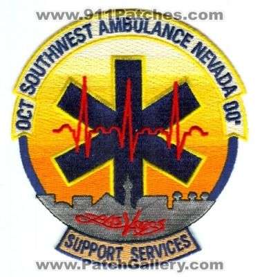 Southwest Ambulance Support Services Patch (Nevada)
Scan By: PatchGallery.com
Keywords: ems las vegas