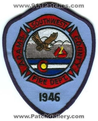 Southwest Adams County Fire Department Patch (Colorado)
Scan By: PatchGallery.com
Keywords: swac co. dept.