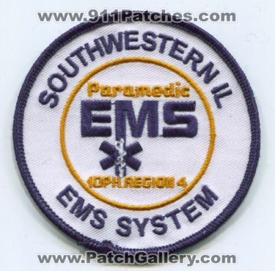 Southwestern Illinois EMS System IDPH Region 4 Paramedic (Illinois)
Scan By: PatchGallery.com
Keywords: emergency medical services department dept. of public health