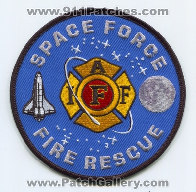 Space Force Fire Rescue Department IAFF Local Union Patch (No State Affiliation)
Scan By: PatchGallery.com
Keywords: Dept. I.A.F.F.