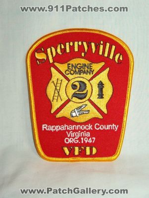 Sperryville Volunteer Fire Department Engine Company 2 (Virginia)
Thanks to Walts Patches for this picture.
Keywords: vfd dept. rappahannock county