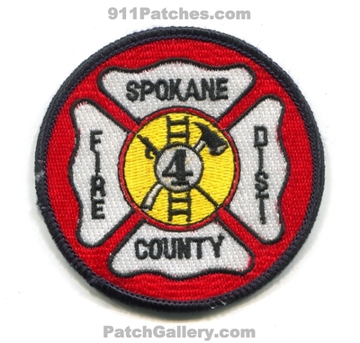 Spokane County Fire District 4 Patch (Washington)
Scan By: PatchGallery.com
Keywords: co. dist. number no. #4 department dept.