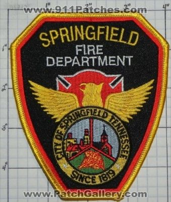 Springfield Fire Department (Tennessee)
Thanks to swmpside for this picture.
Keywords: dept. city of