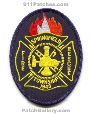 Springfield Township Fire Rescue Department Patch (Ohio)
Scan By: PatchGallery.com
Keywords: twp. dept. 1948