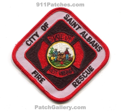 Saint Albans Fire Rescue Department Patch (West Virginia)
Scan By: PatchGallery.com
Keywords: city of st. dept.