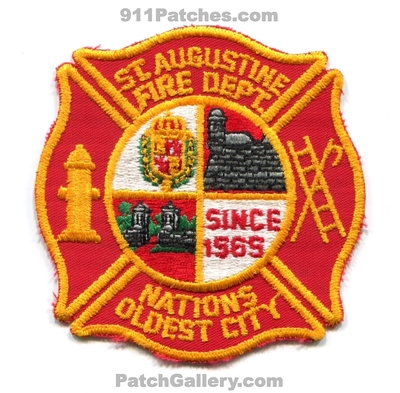 Saint Augustine Fire Department Patch (Florida)
Scan By: PatchGallery.com
Keywords: st. dept. nations oldest city