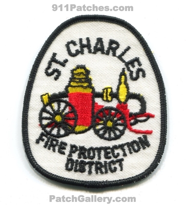 Saint Charles Fire Protection District Patch (Missouri)
Scan By: PatchGallery.com
Keywords: st. prot. dist. department dept.