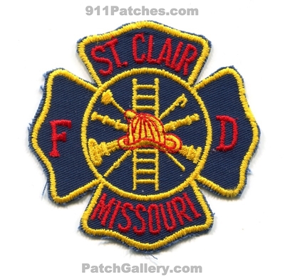 Saint Clair Fire Department Patch (Missouri)
Scan By: PatchGallery.com
Keywords: st. dept.