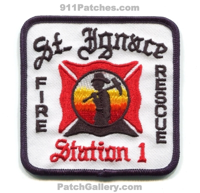 Saint Ignace Fire Rescue Department Station 1 Patch (Michigan)
Scan By: PatchGallery.com
Keywords: st. dept.