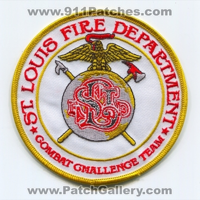 Saint Louis Fire Department Combat Challenge Team Patch (Missouri)
Scan By: PatchGallery.com
Keywords: St.L.F.D. StLFD Dept.