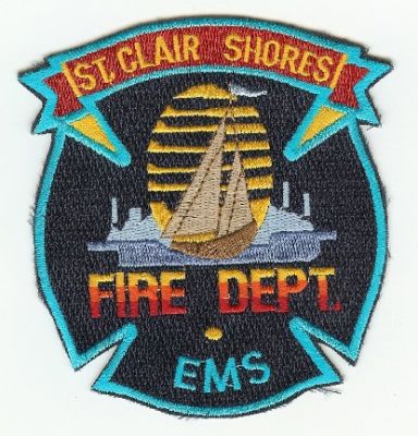 St Clair Shores Fire Dept
Thanks to PaulsFirePatches.com for this scan.
Keywords: michigan department saint