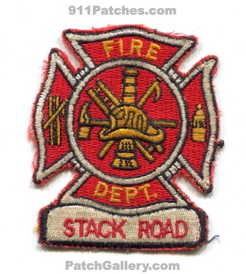 Stack Road Fire Department Patch (North Carolina)
Scan By: PatchGallery.com
Keywords: dept.