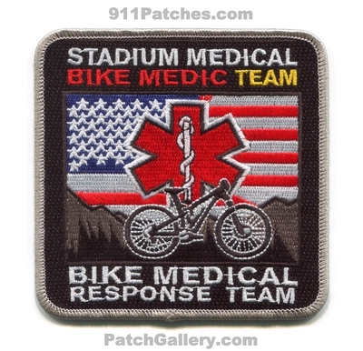 Stadium Medical Bike Medical Response Team Medic EMS Patch (Colorado)
[b]Scan From: Our Collection[/b]
[b]Patch Made By: 911Patches.com[/b]
Keywords: emergency medical services ambulance paramedic emt