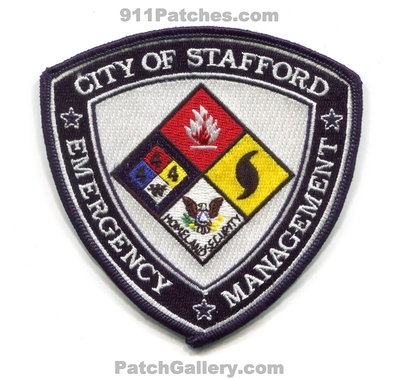 Stafford County Emergency Management Patch (Virginia)
Scan By: PatchGallery.com
Keywords: co. em homeland security city of hazardous materials hazmat haz-mat fire ems