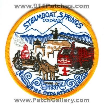 Steamboat Springs Fire Department Patch (Colorado)
[b]Scan From: Our Collection[/b]
Keywords: dept.