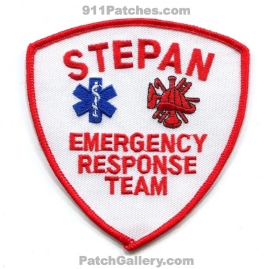 Stepan Company Emergency Response Team ERT Patch (Illinois)
Scan By: PatchGallery.com
Keywords: fire ems