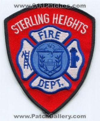Sterling Heights Fire Department (Michigan)
Scan By: PatchGallery.com
Keywords: dept.