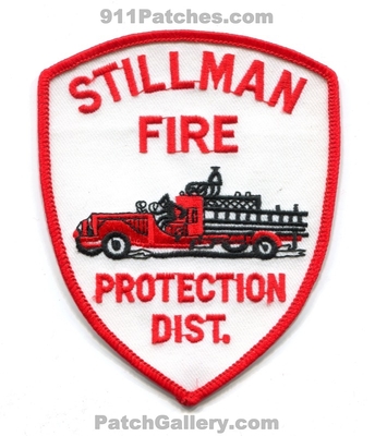 Stillman Fire Protection District Patch (Illinois)
Scan By: PatchGallery.com
Keywords: prot. dist. department dept.