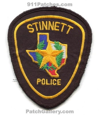 Stinnett Police Department Patch (Texas)
Scan By: PatchGallery.com
Keywords: dept.