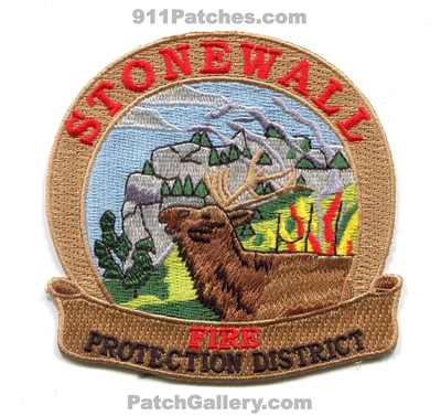 Stonewall Fire Protection District Patch (Colorado)
[b]Scan From: Our Collection[/b]
Keywords: prot. dist. department dept.