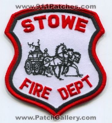 Stowe Fire Department (Vermont)
Scan By: PatchGallery.com
Keywords: dept.