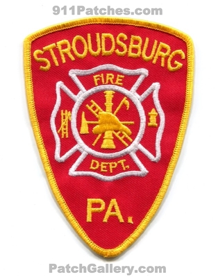 Stroudsburg Fire Department Patch (Pennsylvania)
Scan By: PatchGallery.com
Keywords: dept.
