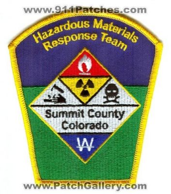 Summit County Hazardous Materials Response Team Patch (Colorado)
[b]Scan From: Our Collection[/b]
Keywords: haz-mat hazmat