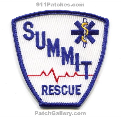 Summit Rescue EMS Patch (UNKNOWN STATE)
[b]Scan From: Our Collection[/b]
Keywords: ambulance