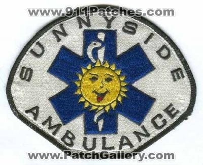 Sunnyside Ambulance Patch (Washington)
[b]Scan From: Our Collection[/b]
Keywords: ems emt paramedic