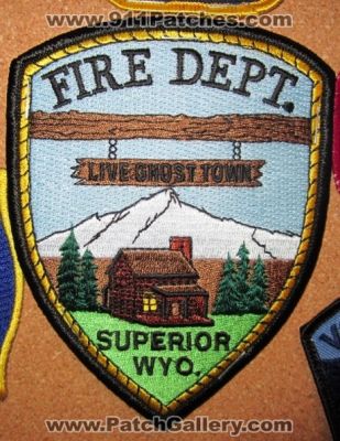 Superior Fire Department (Wyoming)
Picture By: PatchGallery.com
Thanks to Jeremiah Herderich
Keywords: dept. wyo.