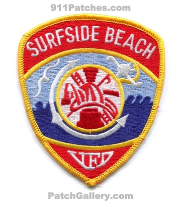Surfside Beach Volunteer Fire Department Patch (Texas)
Scan By: PatchGallery.com
Keywords: vol. dept. vfd