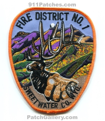 Sweetwater County Fire District Number 1 Patch (Wyoming)
Scan By: PatchGallery.com
Keywords: co. dist. no. #1 department dept. wyo.
