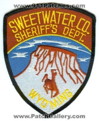 Sweetwater County Sheriff's Department (Wyoming)
Scan By: PatchGallery.com
Keywords: co. sheriffs dept.
