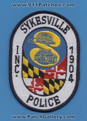 Sykesville Police Department (Maryland)
Thanks to Paul Howard for this scan.
Keywords: dept.