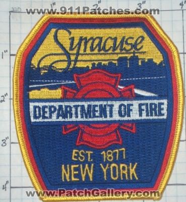 New York - Syracuse Fire Department (New York) - PatchGallery.com ...