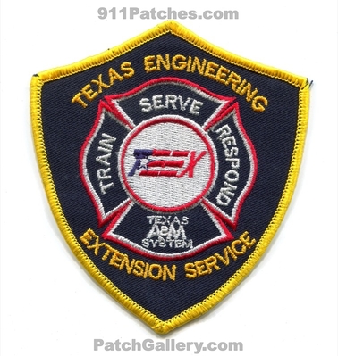 Texas Engineering Extension Service TEEX Patch (Texas)
Scan By: PatchGallery.com
Keywords: fire firemens training school serve respond a&m university system