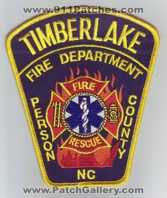 Timberlake Fire Rescue Department (North Carolina)
Thanks to Dave Slade for this scan.
Keywords: dept. person county nc
